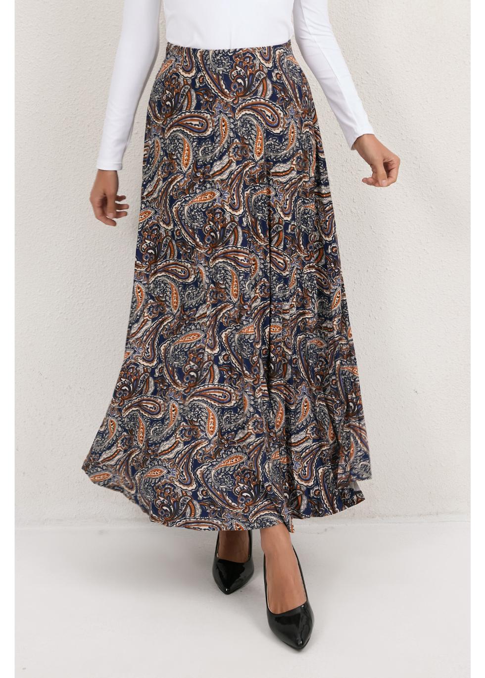 Missfinchnyc Tapestry Bloom Midi Skirt in L view 4 (dress)