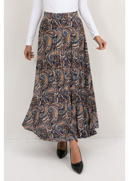 Missfinchnyc Tapestry Bloom Midi Skirt in L view 4 (dress)