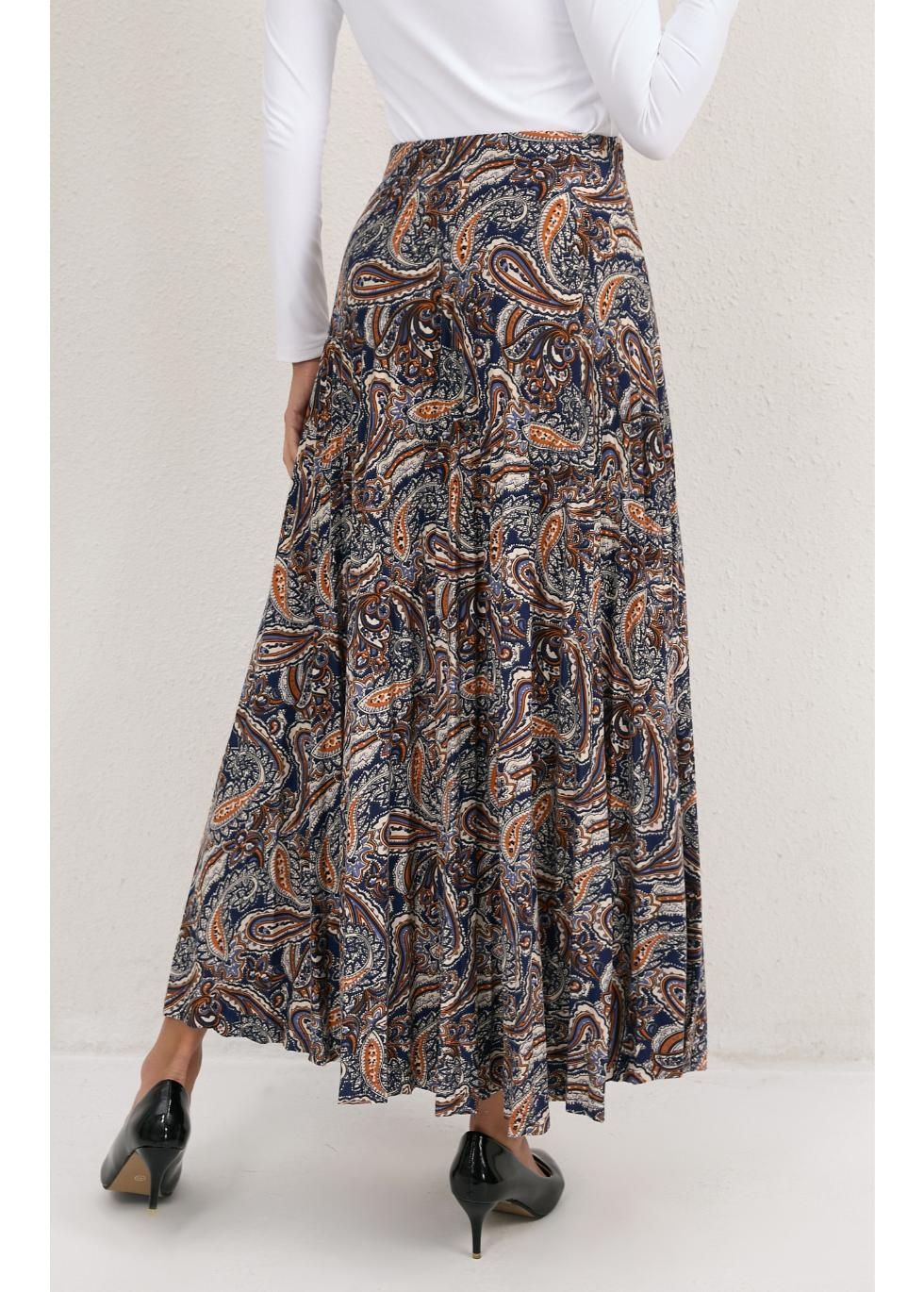 Missfinchnyc Tapestry Bloom Midi Skirt in M view 3 (dress)