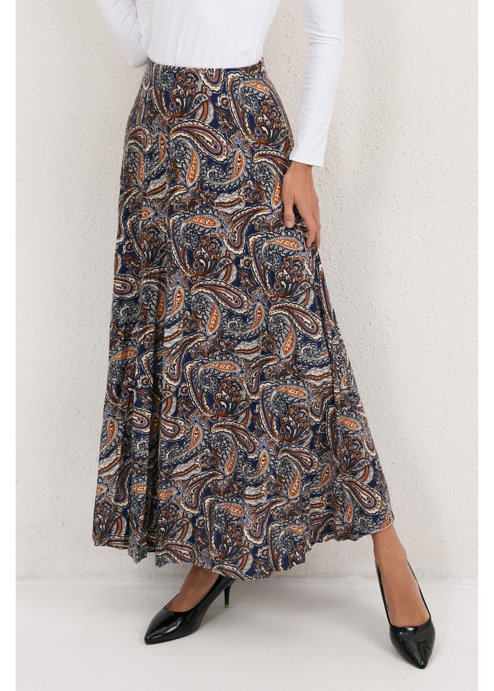 Missfinchnyc Tapestry Bloom Midi Skirt in S view 2 (dress)
