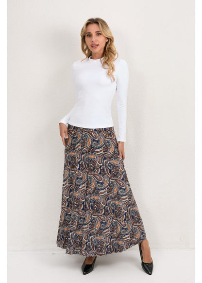 Missfinchnyc Tapestry Bloom Midi Skirt in XL view 5 (dress)