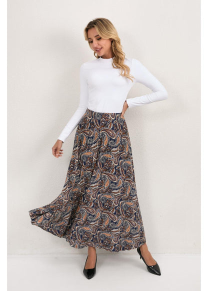 Missfinchnyc Tapestry Bloom Midi Skirt view 6 (dress)