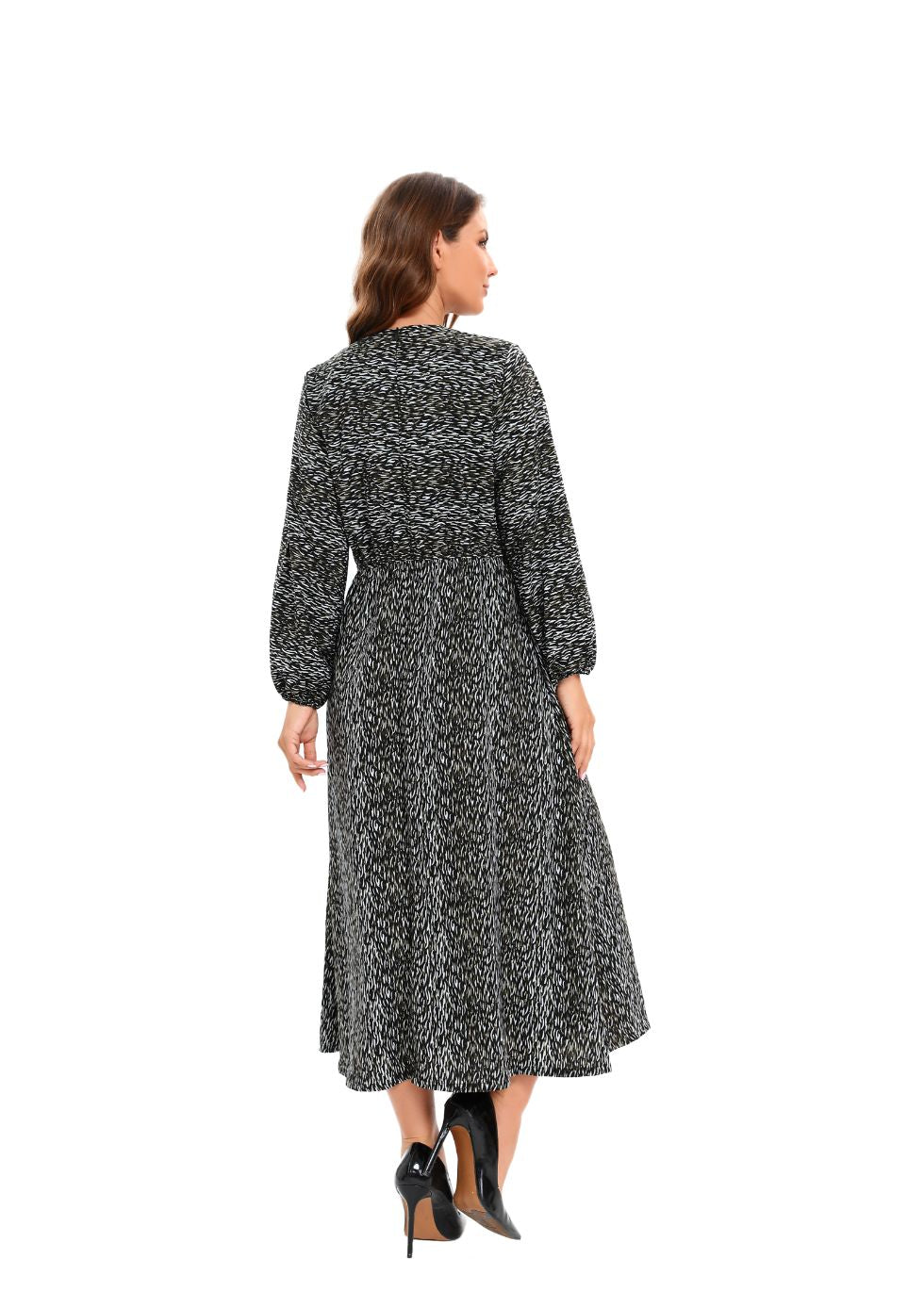 Missfinchnyc Twilight Grove Midi Dress in L view 4 - Twilight Grove Green Mini Dress
