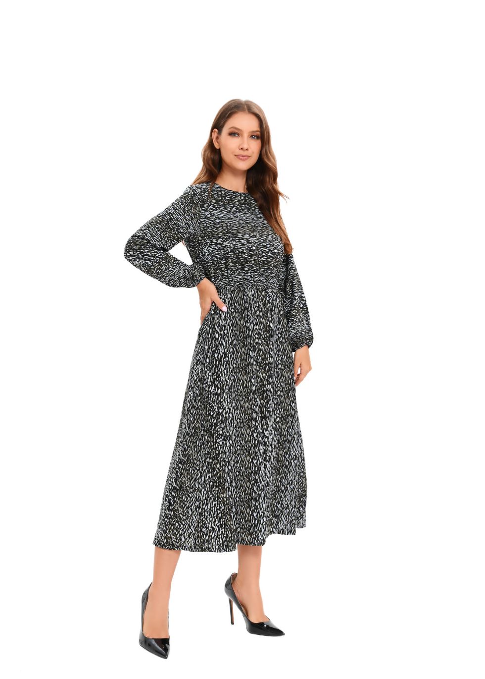 Missfinchnyc Twilight Grove Midi Dress in M view 3 - Twilight Grove Green Mini Dress