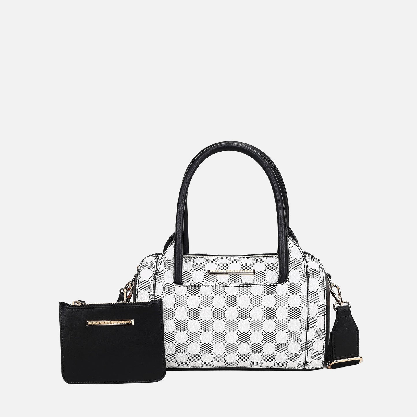 Mkf Collection by Mia K. - Adhara Shoulder Bag with Pouch in Black - Mkf Collection Bags