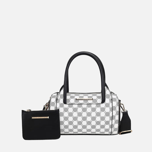 Mkf Collection by Mia K. - Adhara Shoulder Bag with Pouch in Black - Mkf Collection Bags