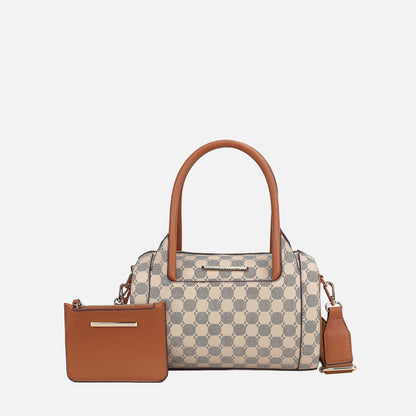 Mkf Collection by Mia K. - Adhara Shoulder Bag with Pouch in Mustard view 4 - Mkf Collection Bags