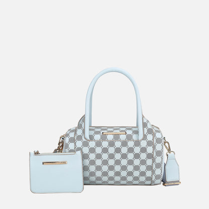 Mkf Collection by Mia K. - Adhara Shoulder Bag with Pouch in Pink view 5 - Mkf Collection Bags