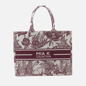 Mkf Collection by Mia K. - Adorabella Tote Bag in Hunter view 2 - Mkf Collection Bags