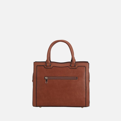 Mkf Collection by Mia K. - Alyssa Shoulder Bag in Charcoal Grey view 4 - Mkf Collection Bags