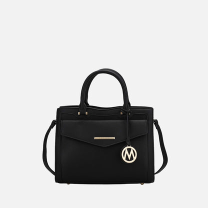 Mkf Collection by Mia K. - Alyssa Shoulder Bag in Cognac Brown view 6 - Mkf Collection Bags