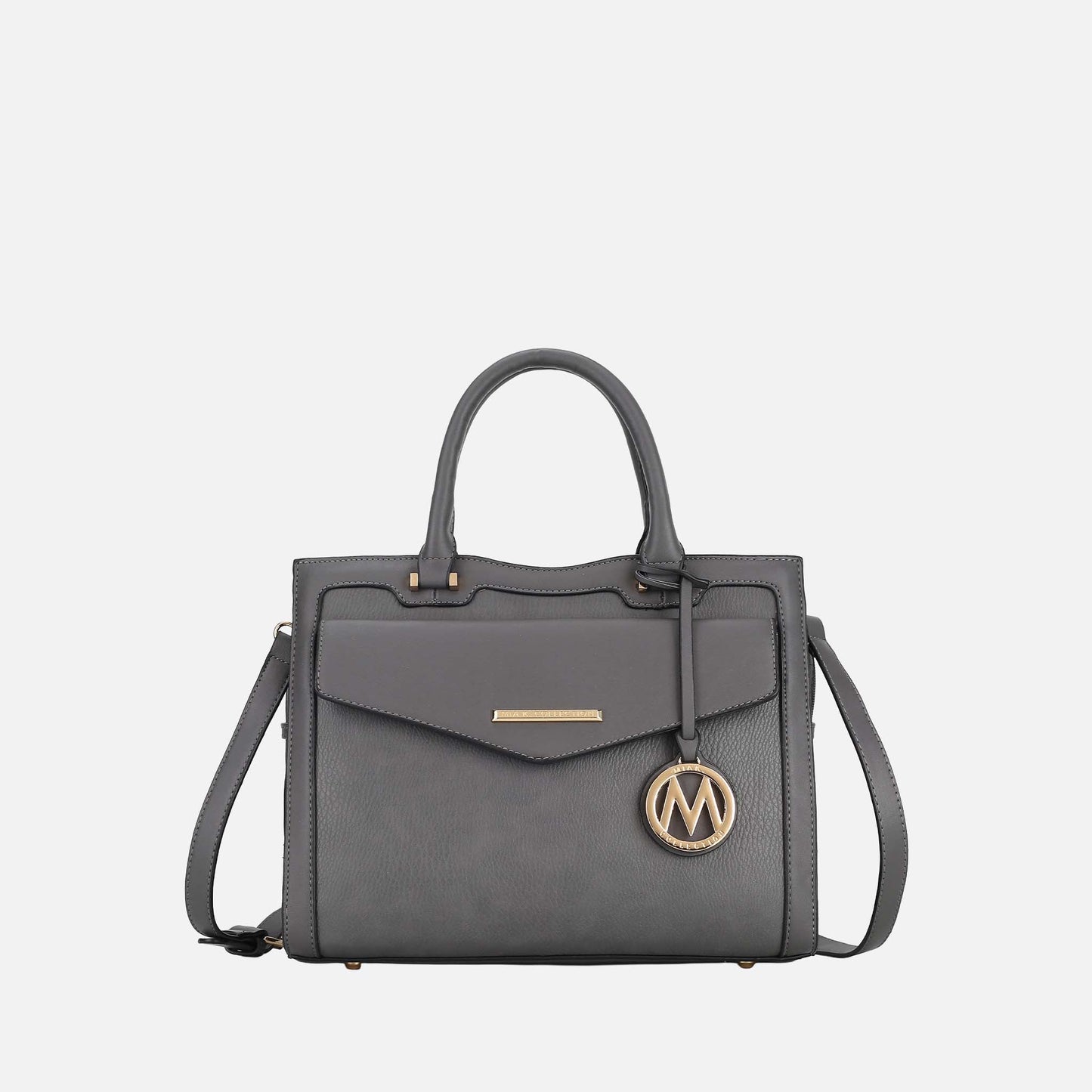 Mkf Collection by Mia K. - Alyssa Shoulder Bag in Midnight Blue view 9 - Mkf Collection Bags