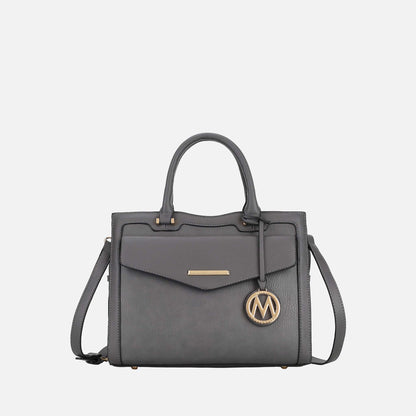 Mkf Collection by Mia K. - Alyssa Shoulder Bag in Midnight Blue view 9 - Mkf Collection Bags