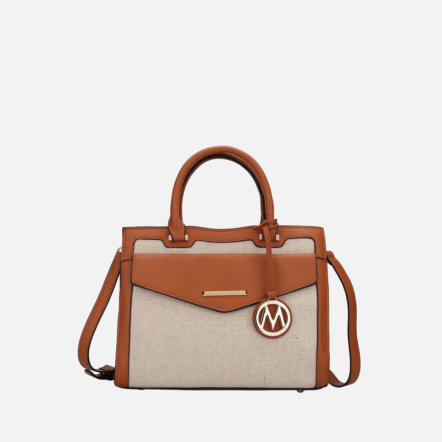 Mkf Collection by Mia K. - Alyssa Shoulder Bag in Taupe view 11 - Mkf Collection Bags