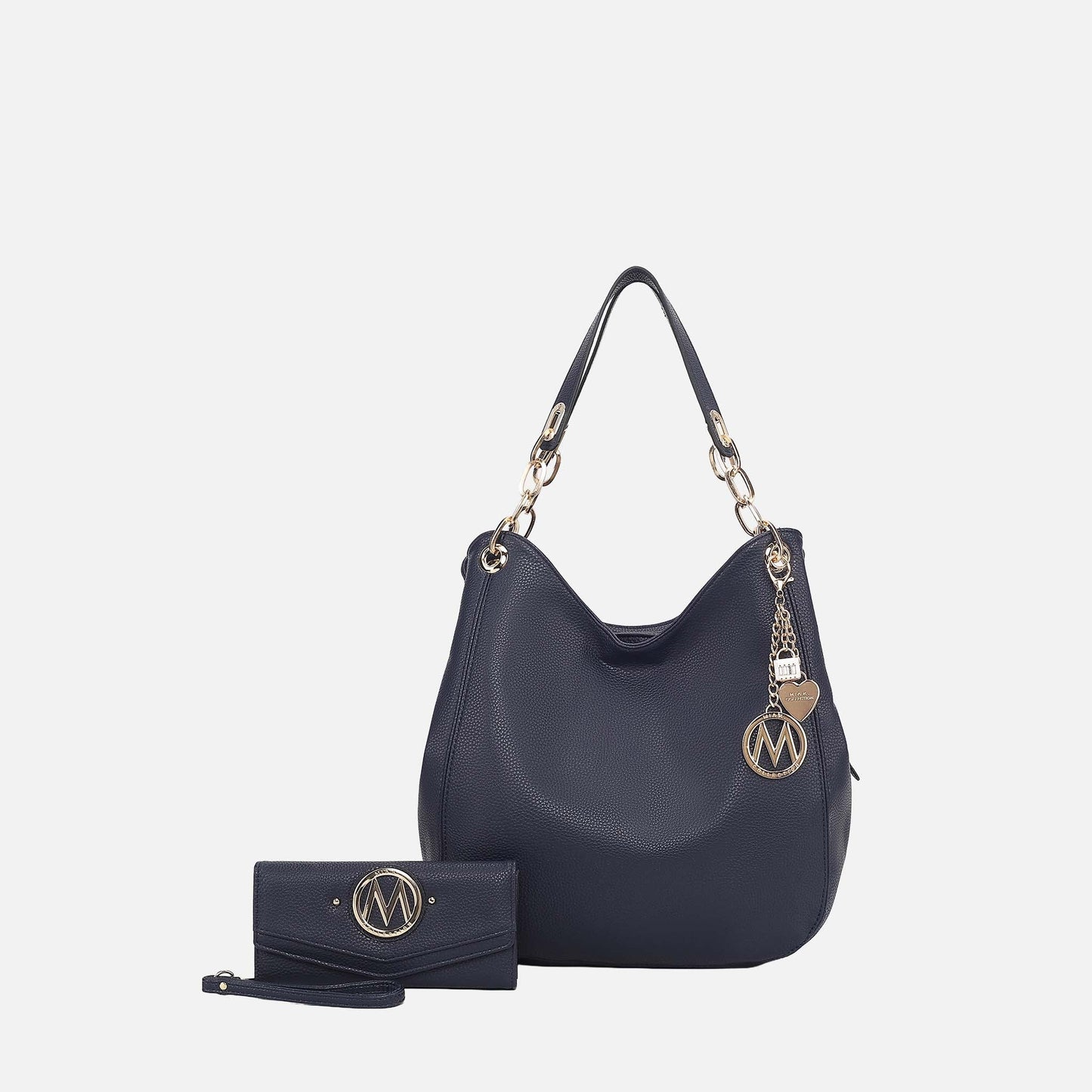 Mkf Collection by Mia K. - Ashley Hobo Bag and Wallet Set view 15 - Mkf Collection Bags (one-piece)