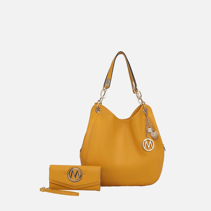 Mkf Collection by Mia K. - Ashley Hobo Bag and Wallet Set view 16 - Mkf Collection Bags (one-piece)