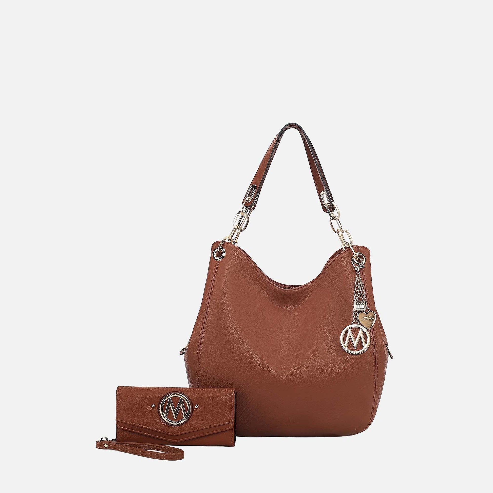 Mkf Collection by Mia K. - Ashley Hobo Bag and Wallet Set view 17 - Mkf Collection Bags (one-piece)