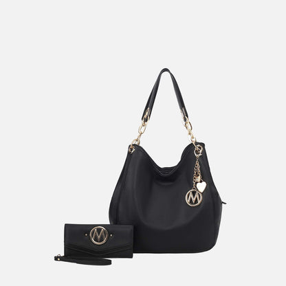Mkf Collection by Mia K. - Ashley Hobo Bag and Wallet Set view 18 - Mkf Collection Bags (one-piece)