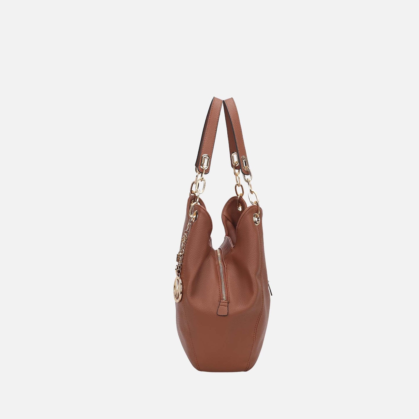 Mkf Collection by Mia K. - Ashley Hobo Bag and Wallet Set in Red view 4 - Mkf Collection Bags (one-piece)