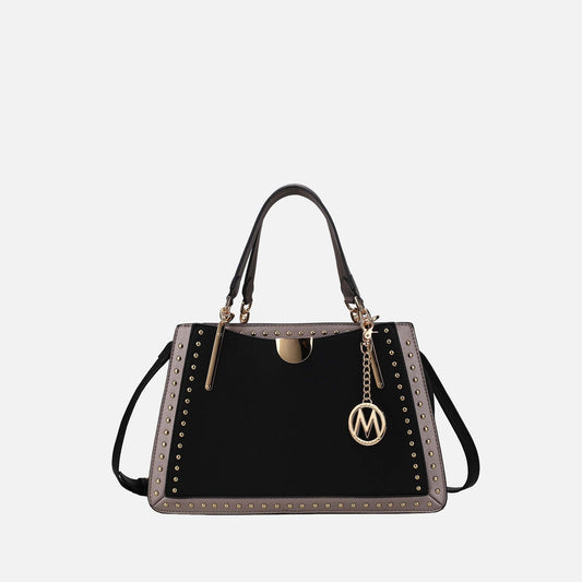 Mkf Collection by Mia K. - Aubrey Shoulder Bag in Black - Mkf Collection Bags