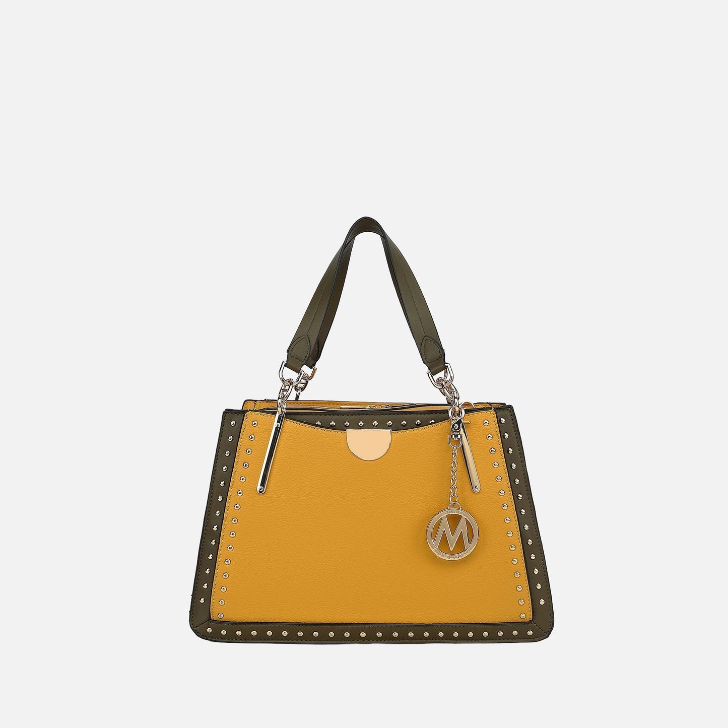 Mkf Collection by Mia K. - Aubrey Shoulder Bag in Cognac Brown view 5 - Mkf Collection Bags