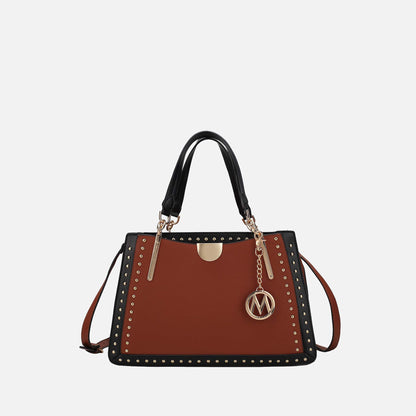 Mkf Collection by Mia K. - Aubrey Shoulder Bag in Ivory view 7 - Mkf Collection Bags