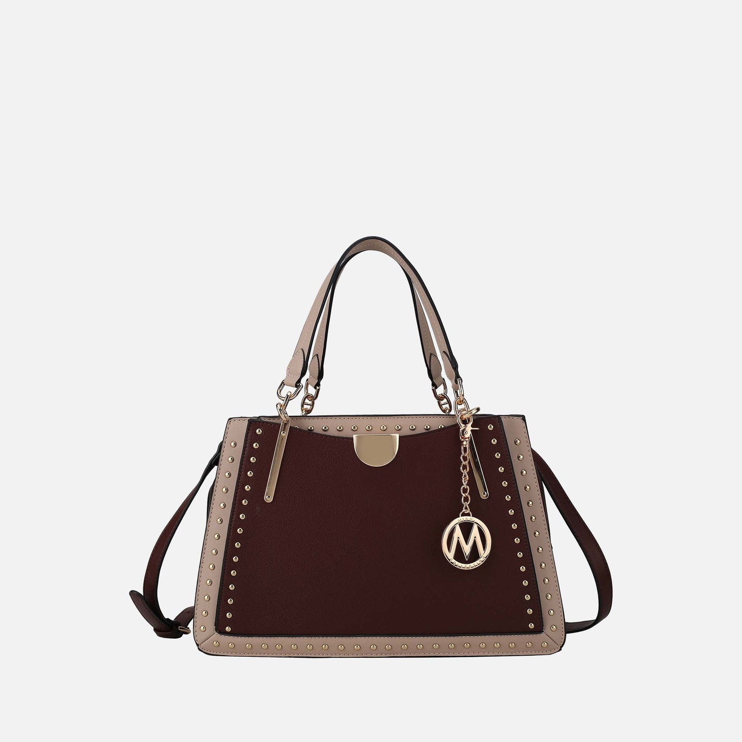 Mkf Collection by Mia K. - Aubrey Shoulder Bag in Midnight Blue view 8 - Mkf Collection Bags