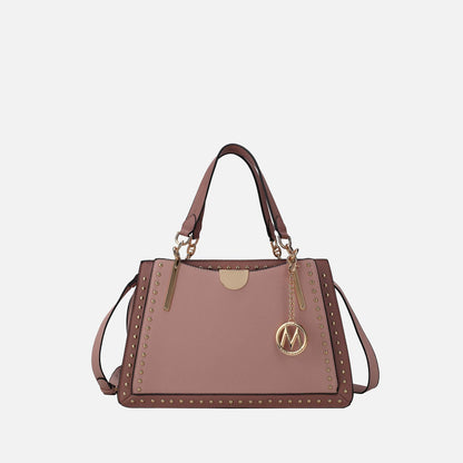 Mkf Collection by Mia K. - Aubrey Shoulder Bag in Wine view 9 - Mkf Collection Bags