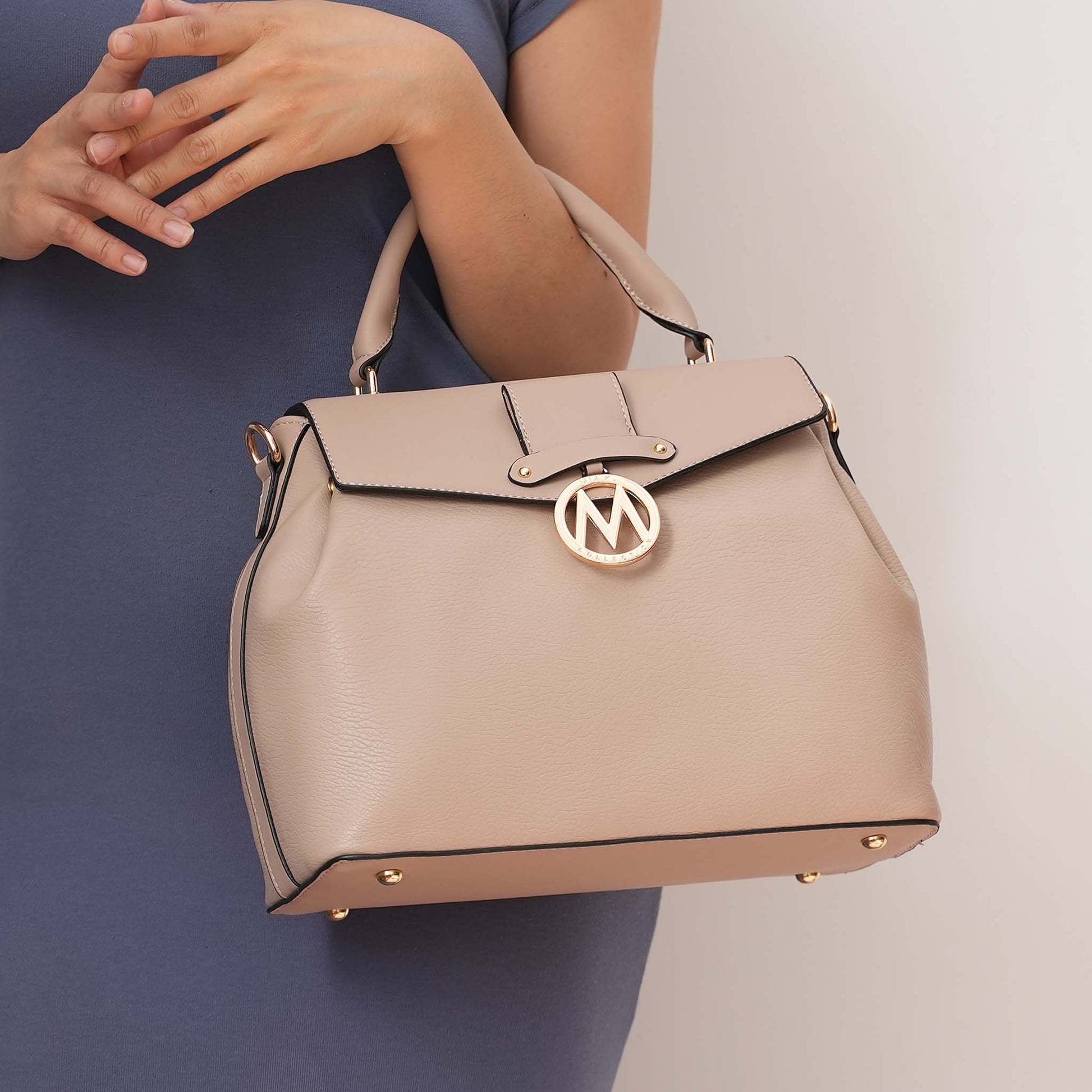 Mkf Collection by Mia K. - Aurora Shoulder Bag in Black view 2 - Mkf Collection Bags