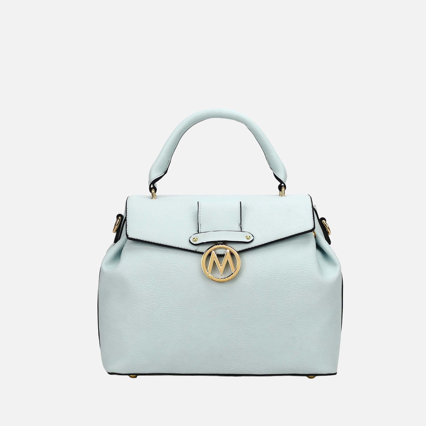 Mkf Collection by Mia K. - Aurora Shoulder Bag in Light Grey view 6 - Mkf Collection Bags
