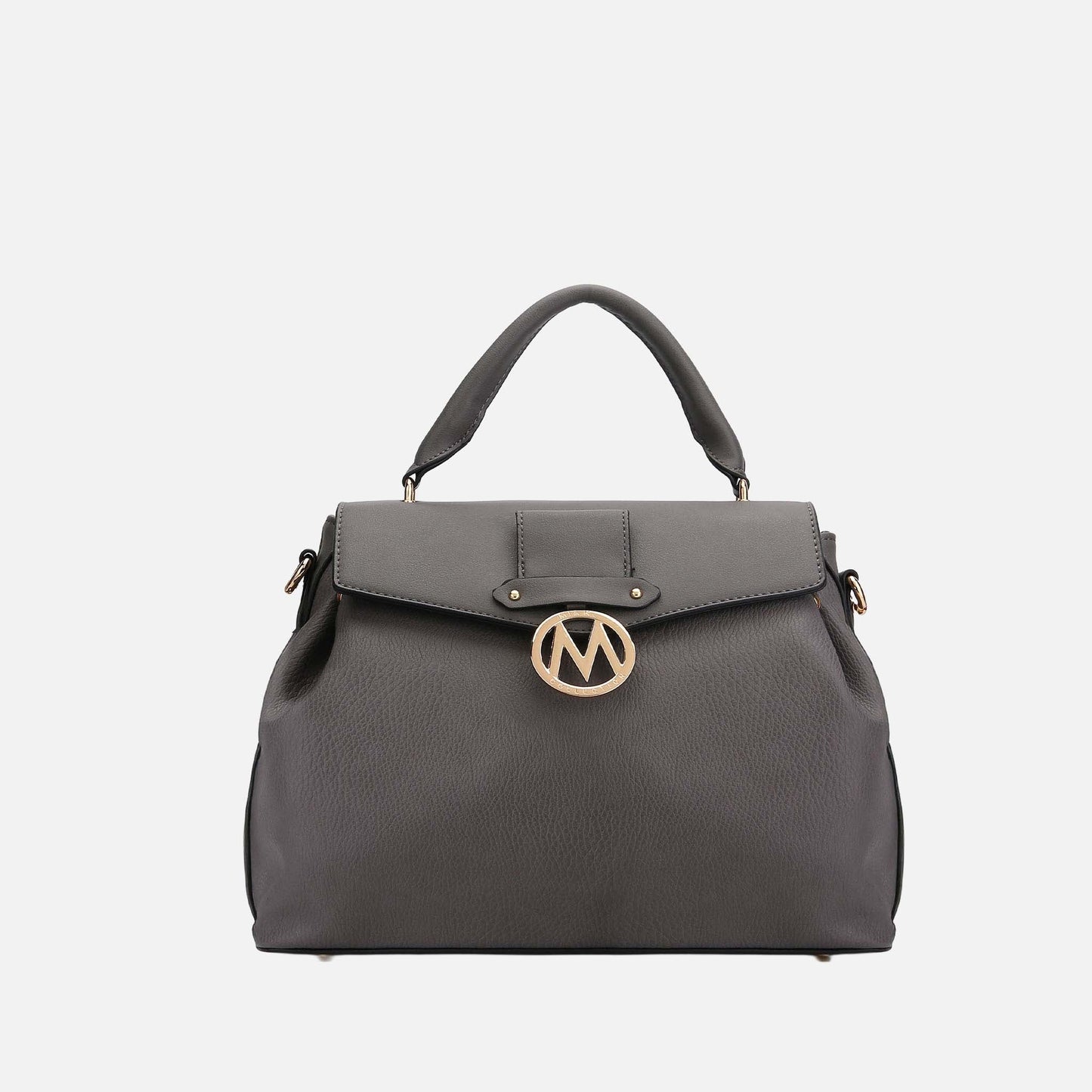 Mkf Collection by Mia K. - Aurora Shoulder Bag in Taupe view 11 - Mkf Collection Bags