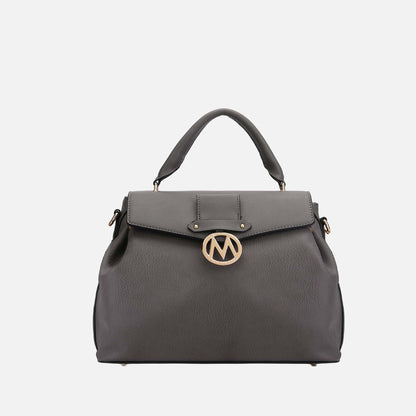 Mkf Collection by Mia K. - Aurora Shoulder Bag in Taupe view 11 - Mkf Collection Bags