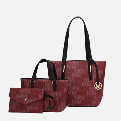 Mkf Collection by Mia K. - Aylet Signature Tote Bag and Set view 13 - Mkf Collection Bags (one-piece)