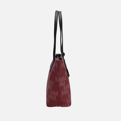 Mkf Collection by Mia K. - Aylet Signature Tote Bag and Set in Tawny view 3 - Mkf Collection Bags (one-piece)