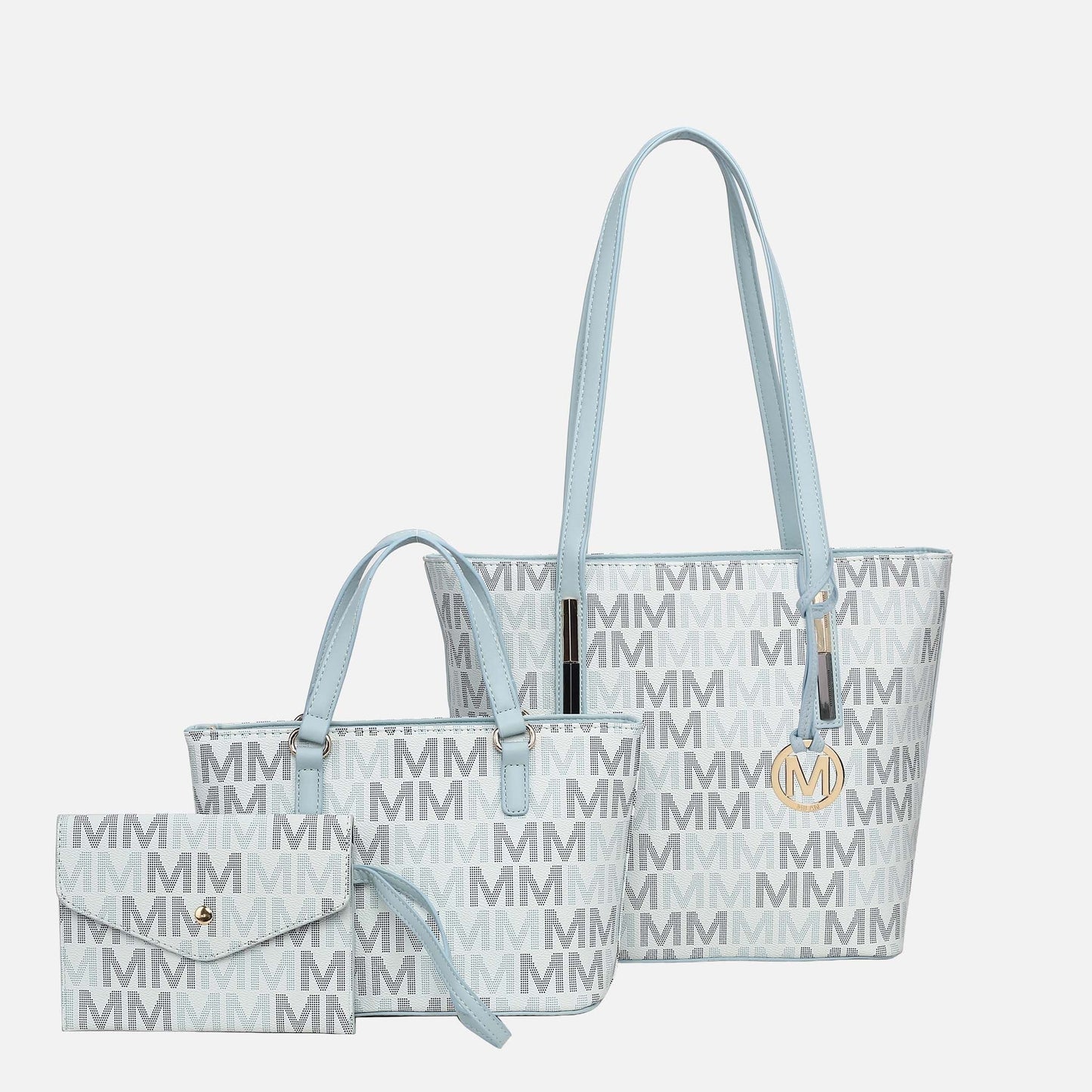 Mkf Collection by Mia K. - Aylet Signature Tote Bag and Set in Wine view 5 - Mkf Collection Bags (one-piece)