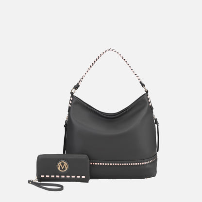 Mkf Collection by Mia K. - Blake Shoulder Bag and Set in Golden Poppy view 10 - Mkf Collection Bags (one-piece)