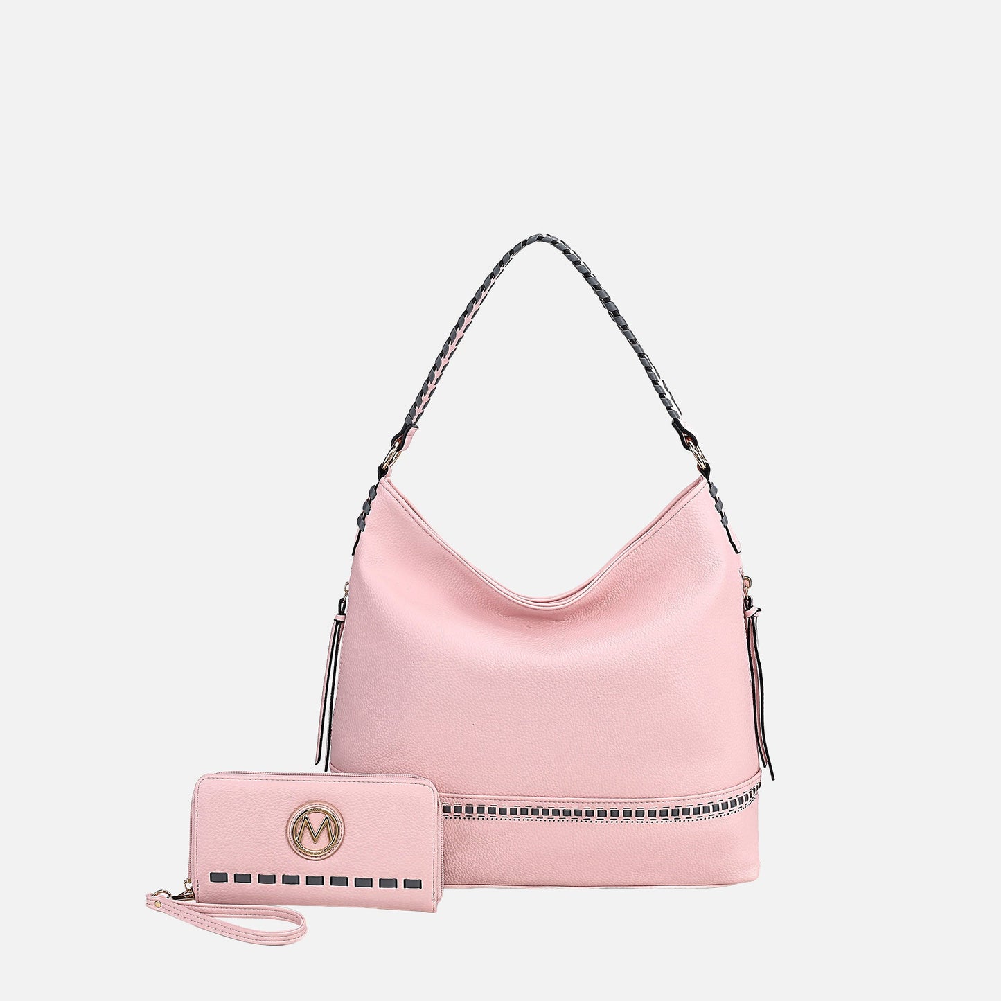 Mkf Collection by Mia K. - Blake Shoulder Bag and Set in Navy view 8 - Mkf Collection Bags (one-piece)