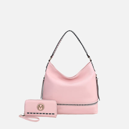 Mkf Collection by Mia K. - Blake Shoulder Bag and Set in Navy view 8 - Mkf Collection Bags (one-piece)