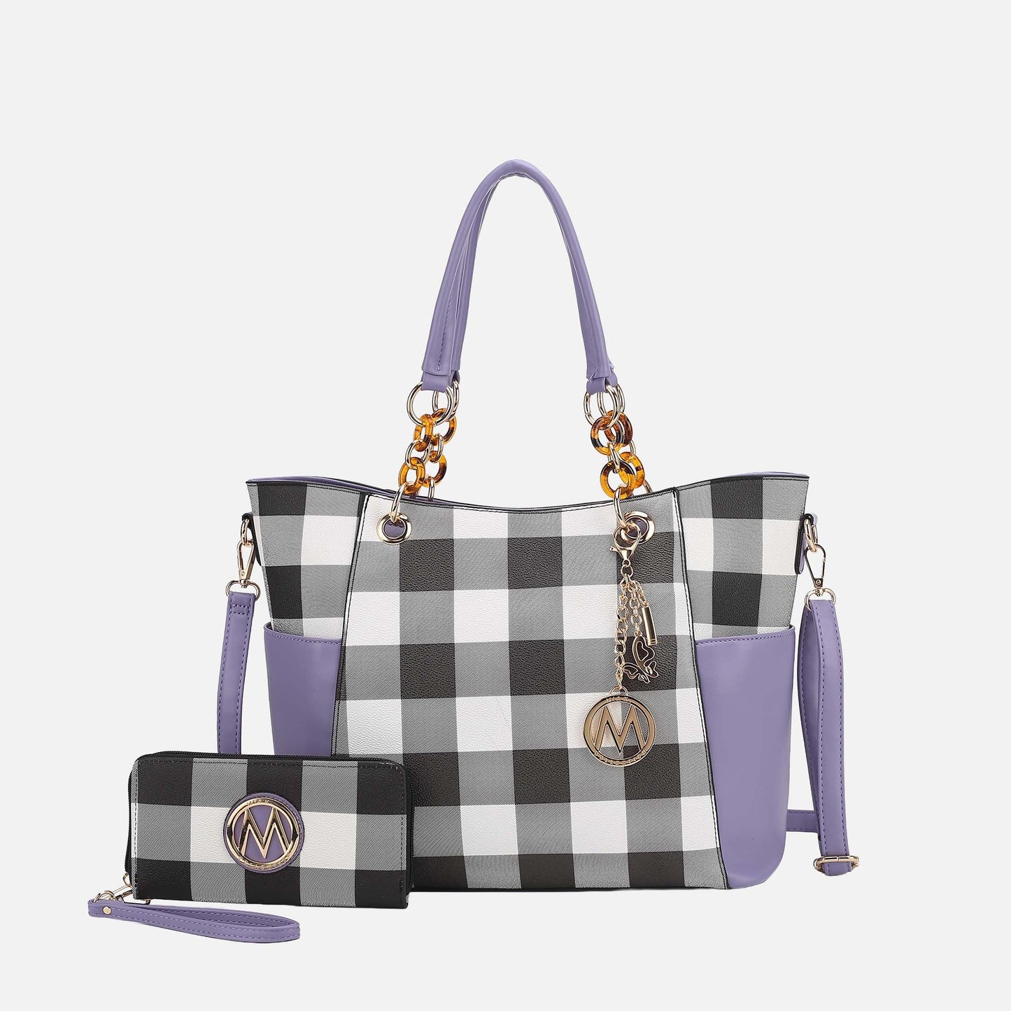 Mkf Collection by Mia K. - Bonita Tote Bag and Wallet Set view 12 - Mkf Collection Bags (one-piece)