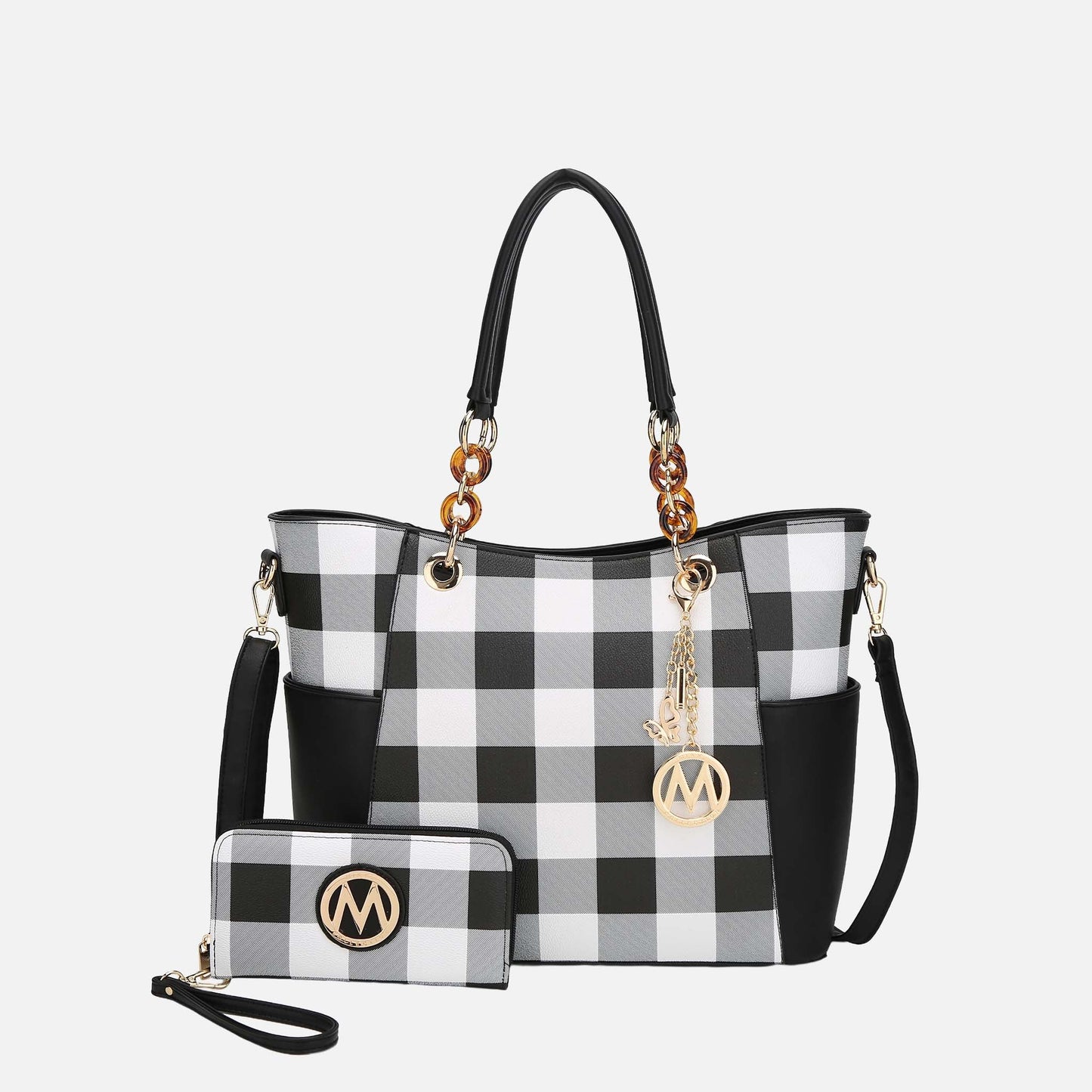 Mkf Collection by Mia K. - Bonita Tote Bag and Wallet Set view 15 - Mkf Collection Bags (one-piece)