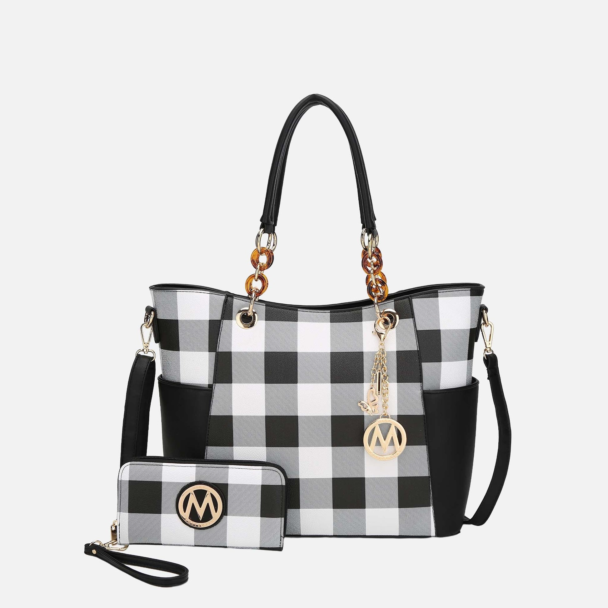 Mkf Collection by Mia K. - Bonita Tote Bag and Wallet Set view 15 - Mkf Collection Bags (one-piece)