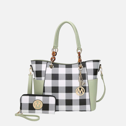 Mkf Collection by Mia K. - Bonita Tote Bag and Wallet Set view 16 - Mkf Collection Bags (one-piece)