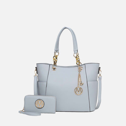 Mkf Collection by Mia K. - Bonita Tote Bag and Wallet Set view 21 (one-piece)