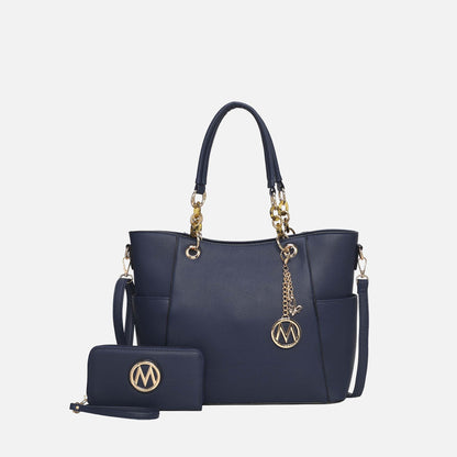 Mkf Collection by Mia K. - Bonita Tote Bag and Wallet Set view 22 (one-piece)