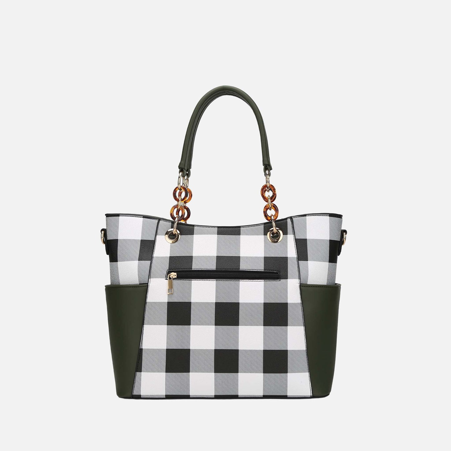 Mkf Collection by Mia K. - Bonita Tote Bag and Wallet Set in Light Blue view 3 - Mkf Collection Bags (one-piece)
