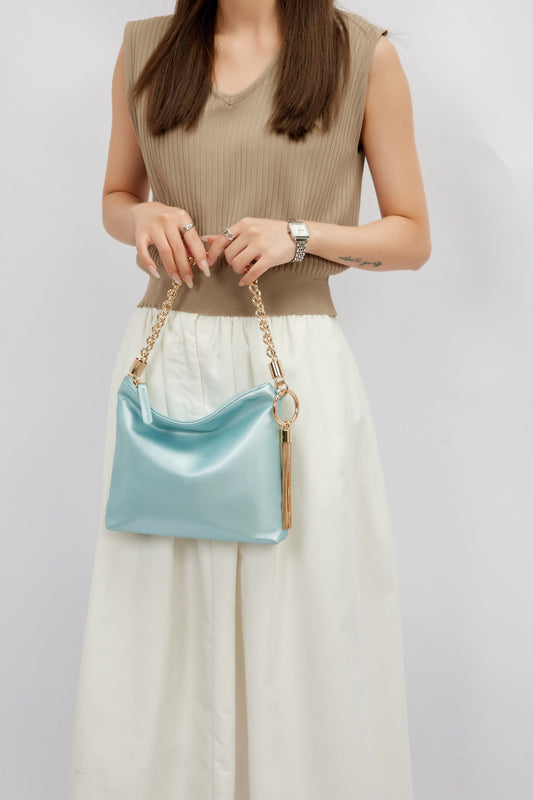 Mkf Collection by Mia K. - Brigitte Shoulder Bag in Cognac Brown view 2 - Mkf Collection Bags