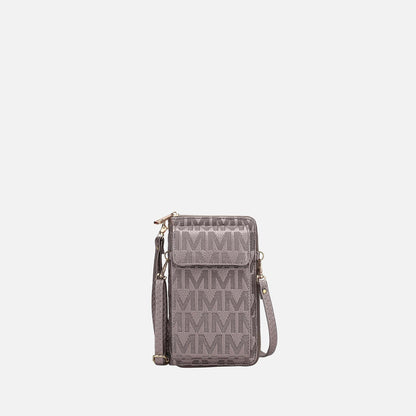 Mkf Collection by Mia K. - Caddy Signature Phone Crossbody in Fuchsia view 16 - Mkf Collection Crossbody Bags
