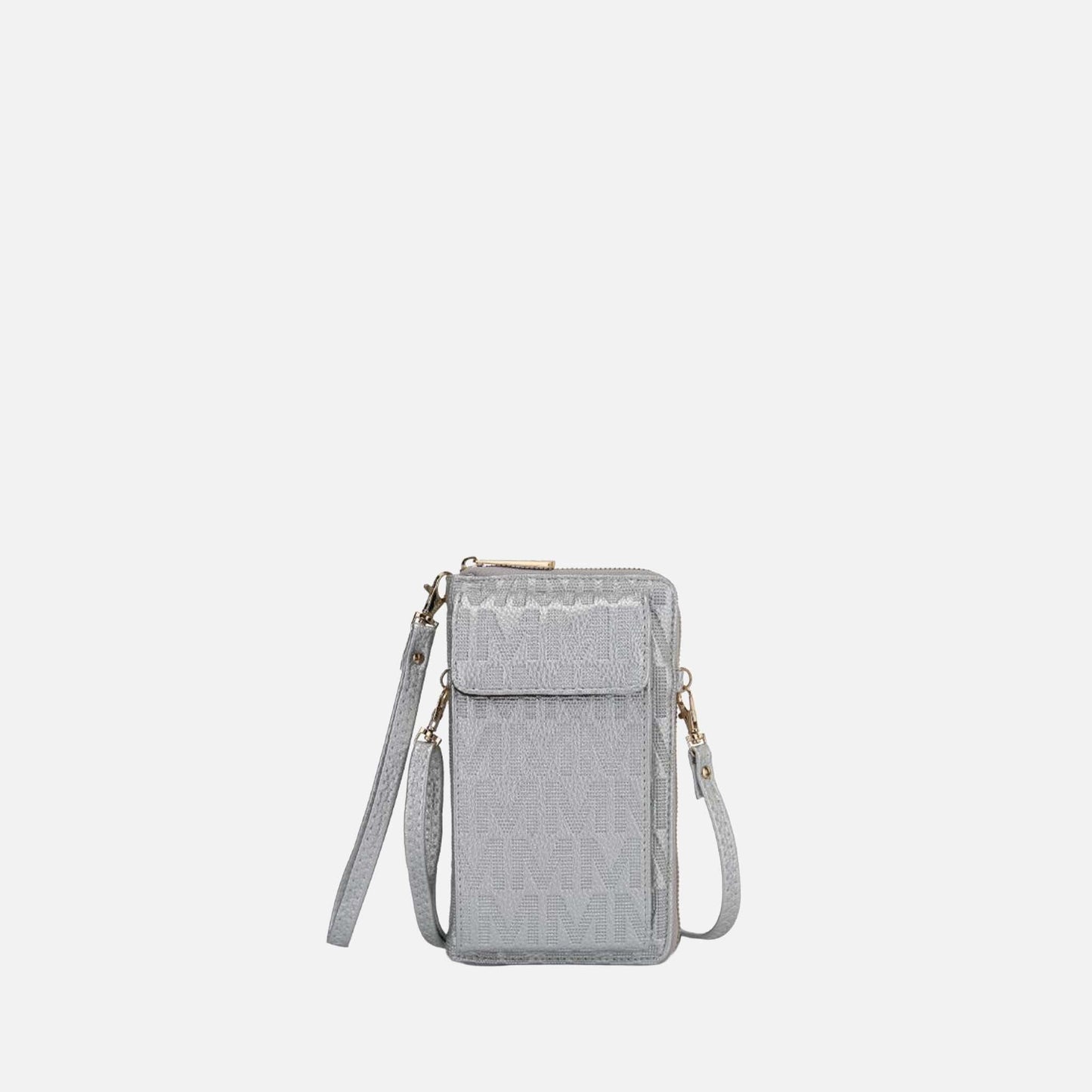 Mkf Collection by Mia K. - Caddy Signature Phone Crossbody in Mustard view 6 - Mkf Collection Crossbody Bags