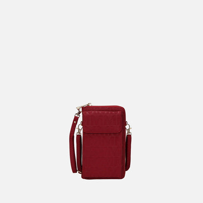 Mkf Collection by Mia K. - Caddy Signature Phone Crossbody in Gold view 7 - Mkf Collection Crossbody Bags