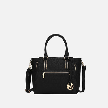 Mkf Collection by Mia K. - Cairo Signature Shoulder Bag in Fuchsia view 15 - Mkf Collection Bags